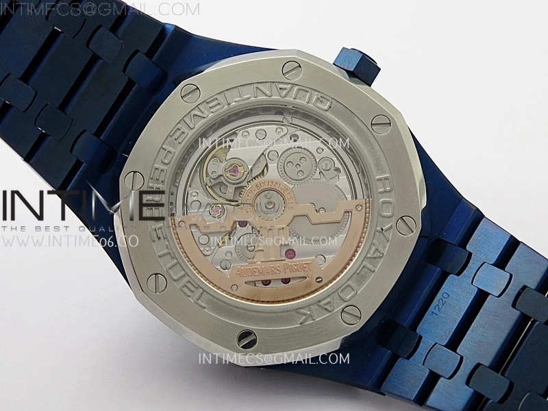 Royal Oak 41mm Perpetual Calendar 26579CE Blue SS BBS Best Edition on Blue SS Bracelet A5134