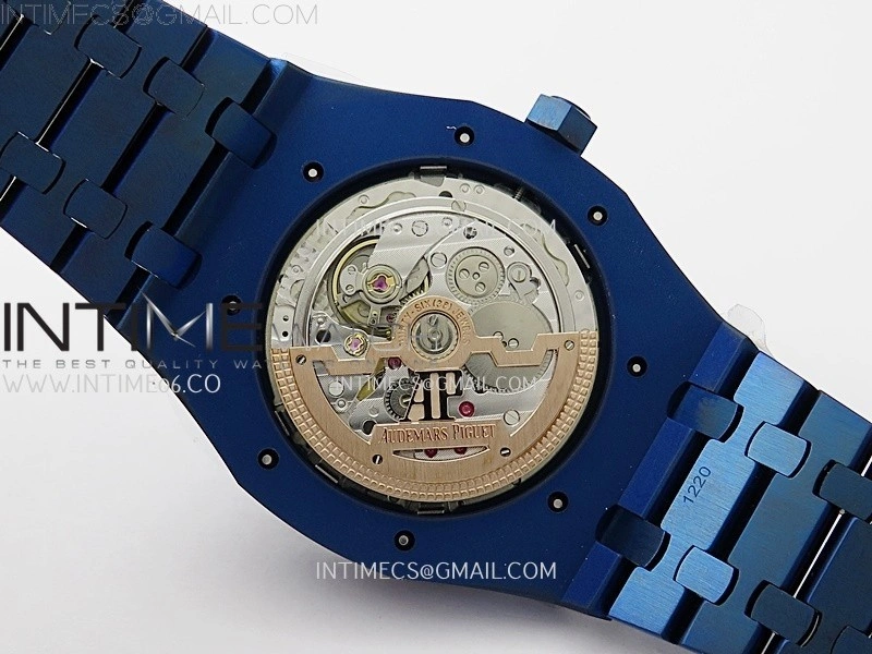 Royal Oak 41mm Perpetual Calendar 26579CE Blue SS BBS Best Edition on Blue SS Bracelet A5134