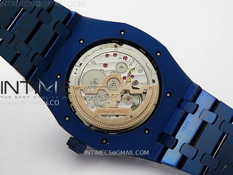 Royal Oak 41mm Perpetual Calendar 26579CE Blue SS BBS Best Edition on Blue SS Bracelet A5134