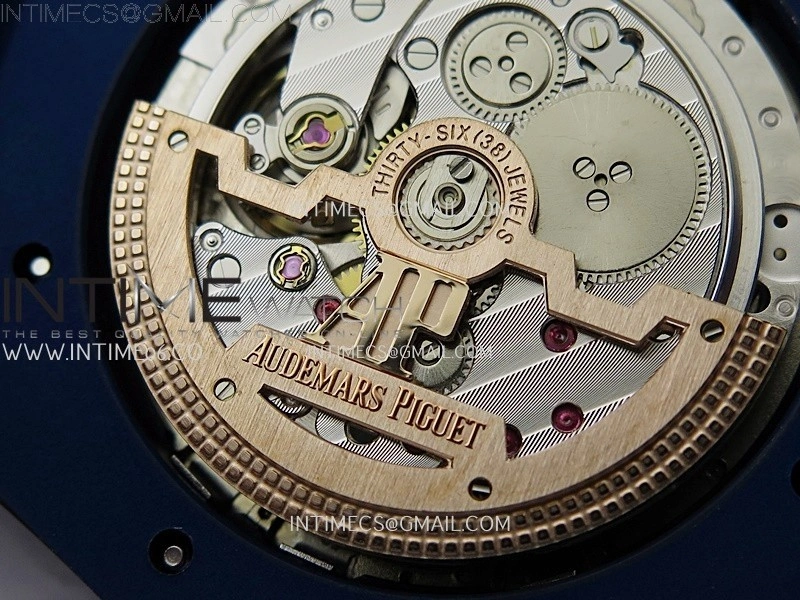 Royal Oak 41mm Perpetual Calendar 26579CE Blue SS BBS Best Edition on Blue SS Bracelet A5134