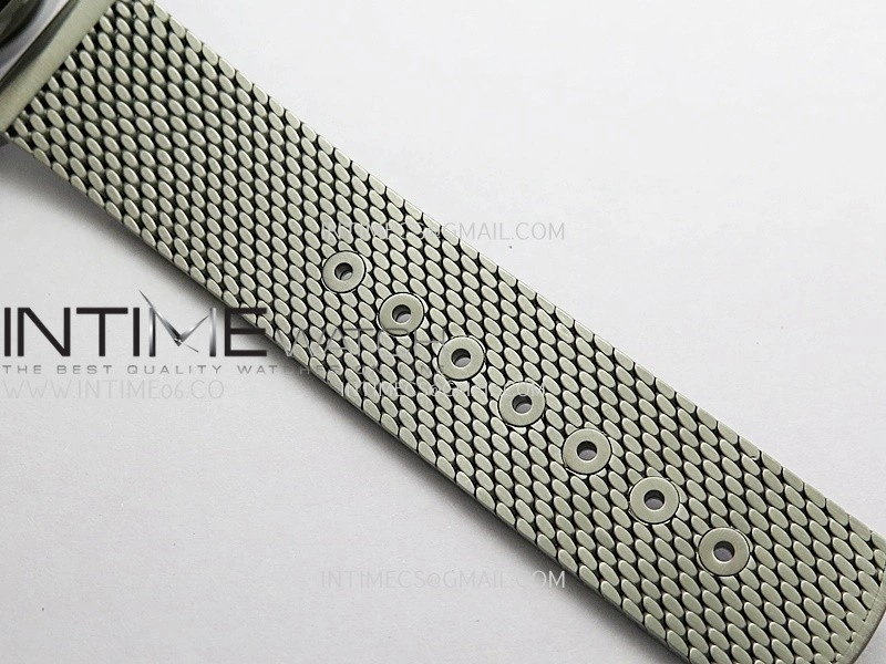 Seamaster 300M Diver 42mm SS ORF Best Edition Black Wave Texture Dial On Mesh Bracelet Super Clone 8806
