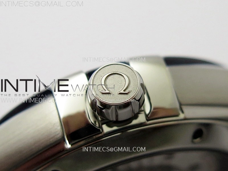 Constellation 41mm SS Blue Ceramic Bezel VSF 1:1 Best Edition White Dial on Blue Gummy Strap A8900