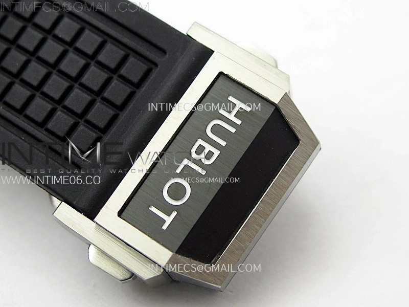 Square Bang Unico 42mm Titanium Ceramic BBF 1:1 Best Edition Skeleton Dial on Black Rubber Strap A1280