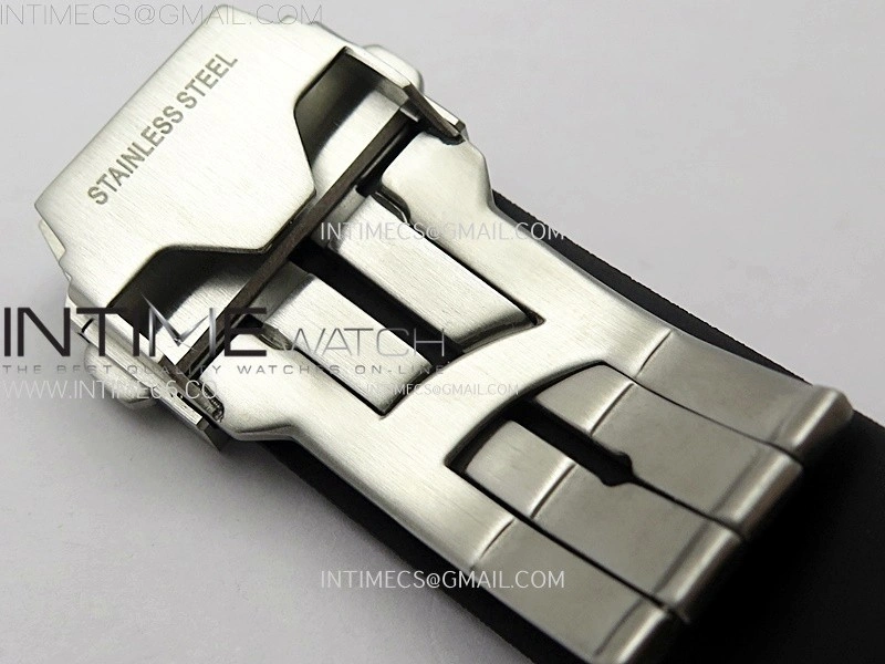 Square Bang Unico 42mm Titanium Ceramic BBF 1:1 Best Edition Skeleton Dial on Black Rubber Strap A1280