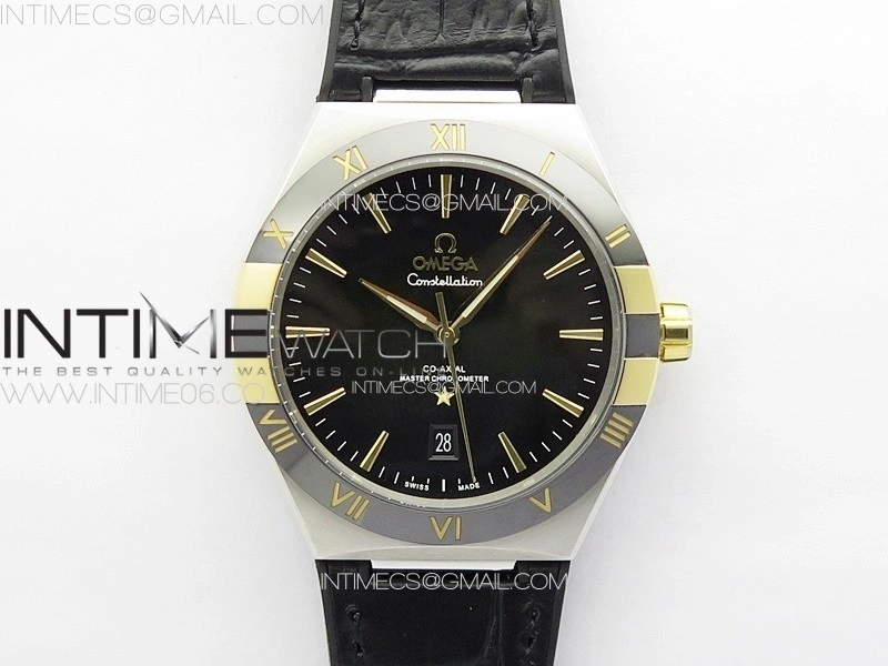 Constellation 131.33.41.21.03.001 SS RG TW Best Edition Green Dial On Black Gummy Strap A8900