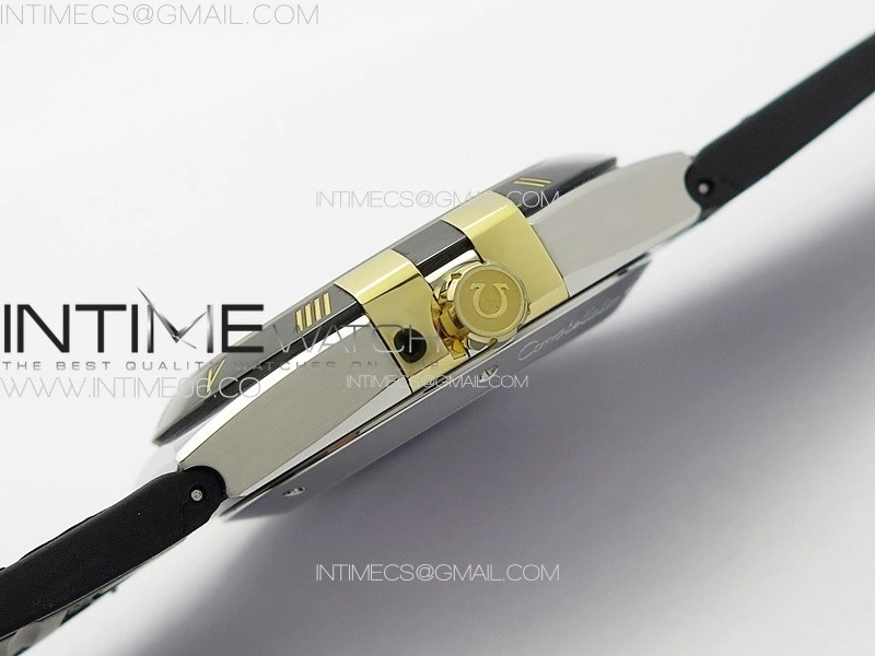 Constellation 131.33.41.21.03.001 SS RG TW Best Edition Green Dial On Black Gummy Strap A8900