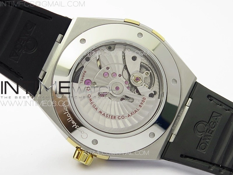 Constellation 131.33.41.21.03.001 SS RG TW Best Edition Green Dial On Black Gummy Strap A8900
