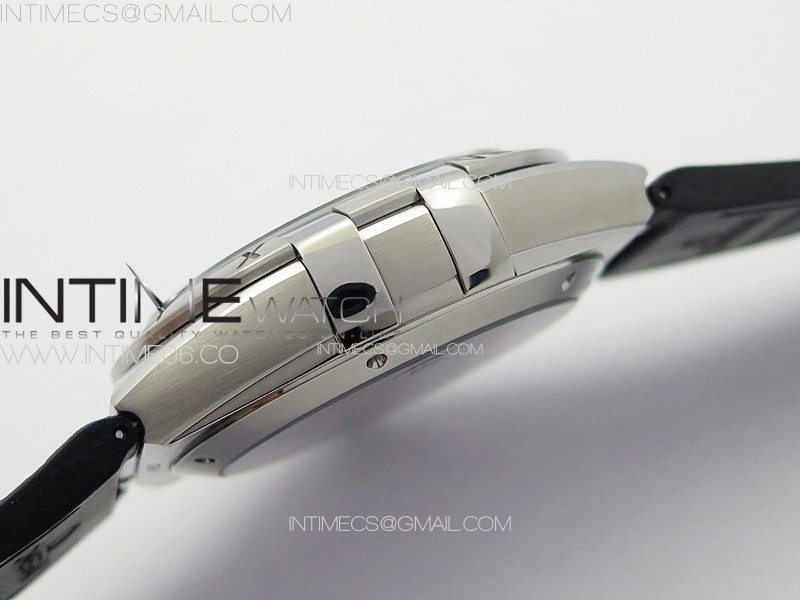 Constellation 39mm SS VSF 1:1 Best Edition Silvevr Textured Dial on Black Leather Strap A8800