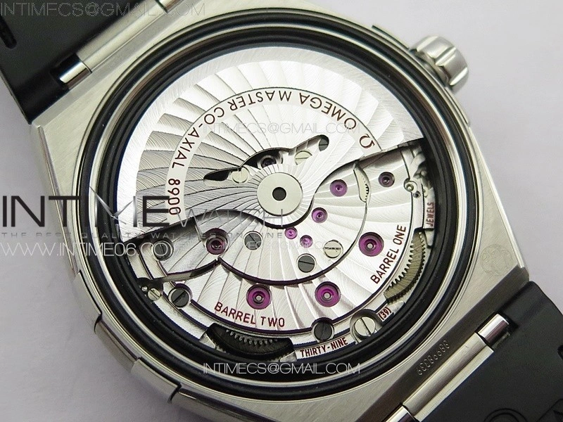 Constellation 39mm SS VSF 1:1 Best Edition Silvevr Textured Dial on Black Leather Strap A8800