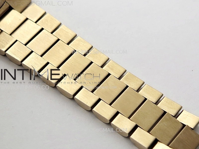 Day Date 36mm Gain Weight RG tungsten APSF 1:1 Best Edition Green Dial Diamond Markers on SS President Bracelet A3255