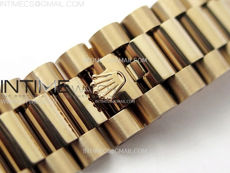 Day Date 36mm Gain Weight RG tungsten APSF 1:1 Best Edition Green Dial Diamond Markers on SS President Bracelet A3255