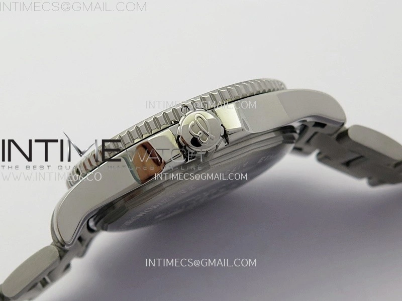 SuperOcean Automatic 44mm TF 1:1 Best Edition Yellow Dial Black Bezel on SS Bracelet A2824