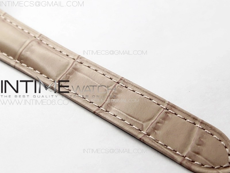 Ballon Bleu 33mm SS 3KF 1:1 Best Edition Pink Textured Dial on Pink Leather Strap A076