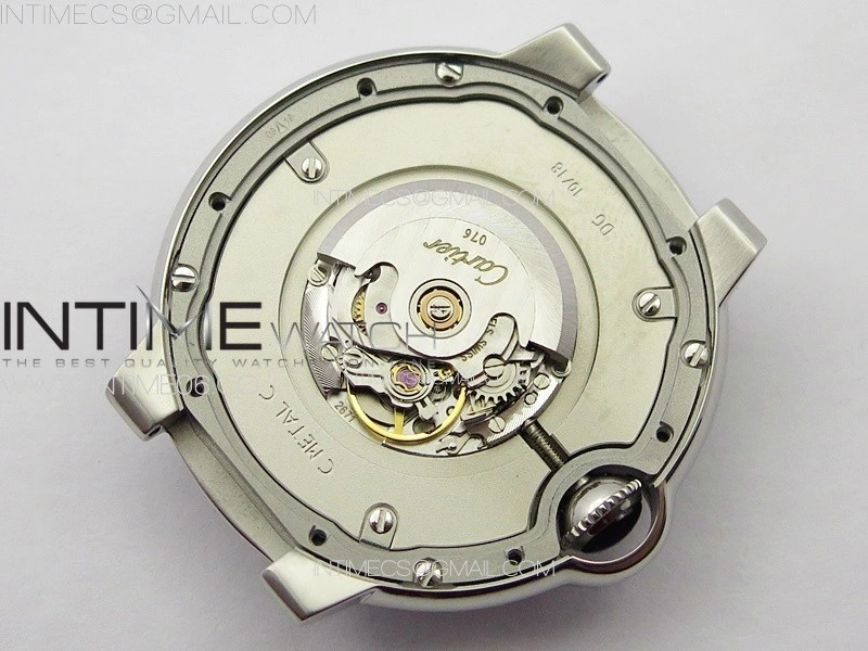 Ballon Bleu 36mm SS 3KF 1:1 Best Edition Pink Textured Dial on Pink Leather Strap A076