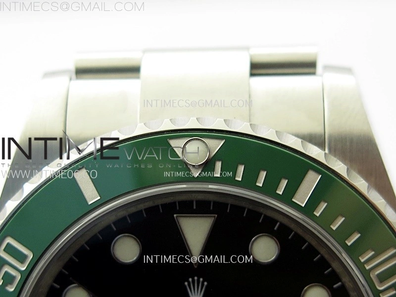 Submariner 126610 LV Green Ceramic Bezel 904L Steel C+F 1:1 Best Edition Black Dial On 904L Bracelet VR3235
