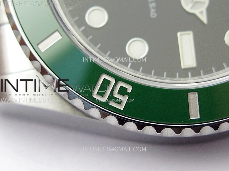 Submariner 126610 LV Green Ceramic Bezel 904L Steel C+F 1:1 Best Edition Black Dial On 904L Bracelet VR3235