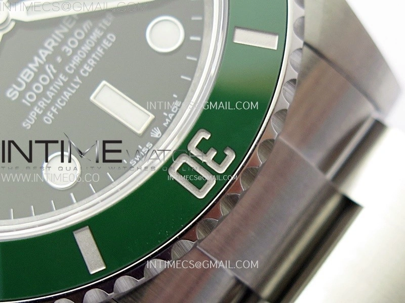 Submariner 126610 LV Green Ceramic Bezel 904L Steel C+F 1:1 Best Edition Black Dial On 904L Bracelet VR3235