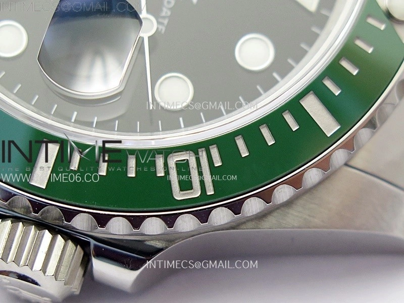 Submariner 126610 LV Green Ceramic Bezel 904L Steel C+F 1:1 Best Edition Black Dial On 904L Bracelet VR3235