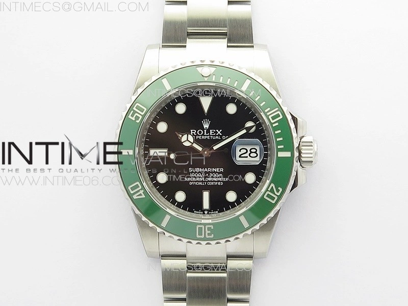 Submariner 126610 LV Green Ceramic Bezel 904L Steel ZF 1:1 Best Edition Black Dial On 904L Bracelet VR3235