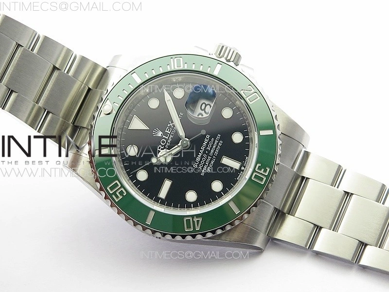 Submariner 126610 LV Green Ceramic Bezel 904L Steel ZF 1:1 Best Edition Black Dial On 904L Bracelet VR3235