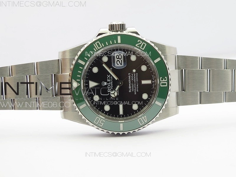 Submariner 126610 LV Green Ceramic Bezel 904L Steel ZF 1:1 Best Edition Black Dial On 904L Bracelet VR3235