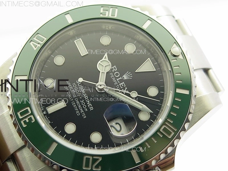 Submariner 126610 LV Green Ceramic Bezel 904L Steel ZF 1:1 Best Edition Black Dial On 904L Bracelet VR3235