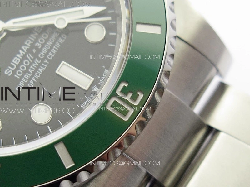 Submariner 126610 LV Green Ceramic Bezel 904L Steel ZF 1:1 Best Edition Black Dial On 904L Bracelet VR3235