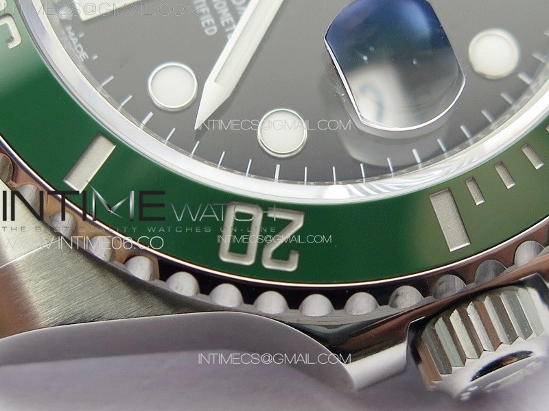 Submariner 126610 LV Green Ceramic Bezel 904L Steel ZF 1:1 Best Edition Black Dial On 904L Bracelet VR3235