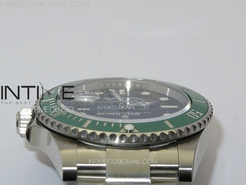 Submariner 126610 LV Green Ceramic Bezel 904L Steel ZF 1:1 Best Edition Black Dial On 904L Bracelet VR3235