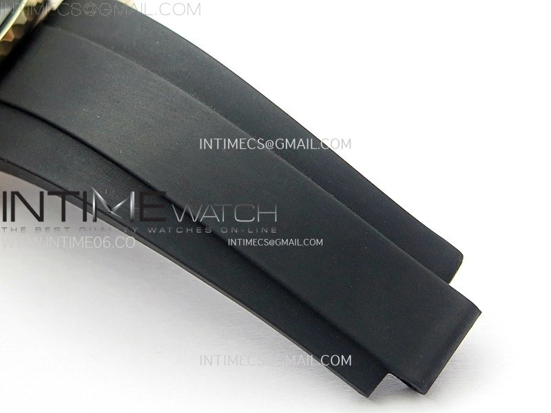 Yacht-Master 126655 Weight RG Tungsten Gold ARF 1:1 Best Edition Black Ceramic Bezel on Oysterflex Rubber Strap VS3235