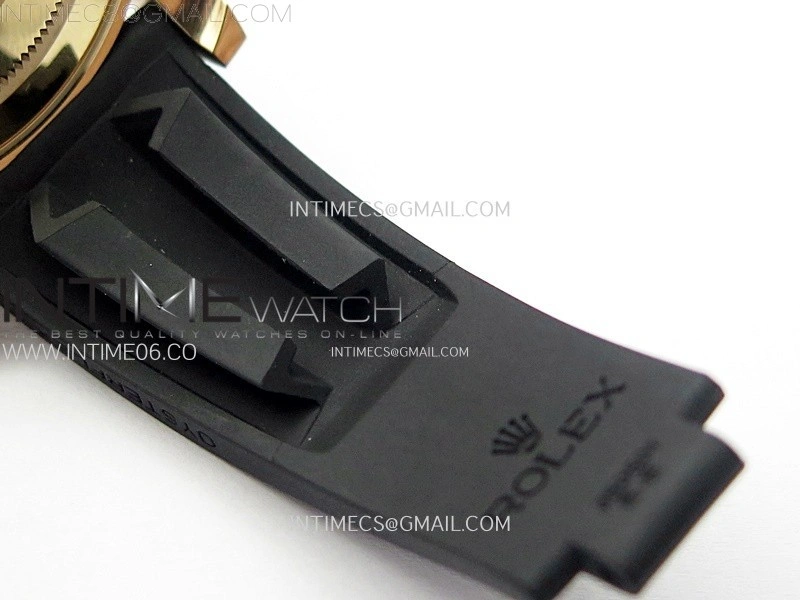 Yacht-Master 126655 Weight RG Tungsten Gold ARF 1:1 Best Edition Black Ceramic Bezel on Oysterflex Rubber Strap VS3235