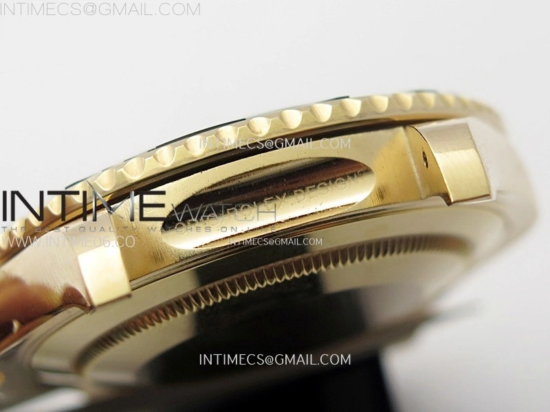 Yacht-Master 126655 Weight RG Tungsten Gold ARF 1:1 Best Edition Black Ceramic Bezel on Oysterflex Rubber Strap VS3235