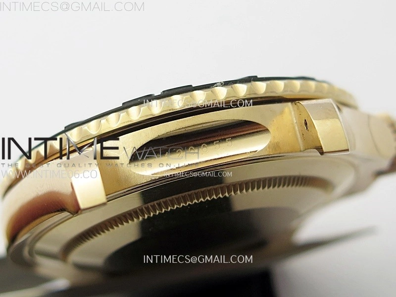 Yacht-Master 126655 Weight RG Tungsten Gold ARF 1:1 Best Edition Black Ceramic Bezel on Oysterflex Rubber Strap VS3235