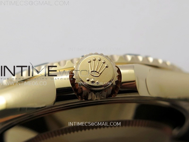 Yacht-Master 126655 Gain Weight RG Tungsten Gold ARF 1:1 Best Edition Black Ceramic Bezel on Oysterflex Rubber Strap VS3235