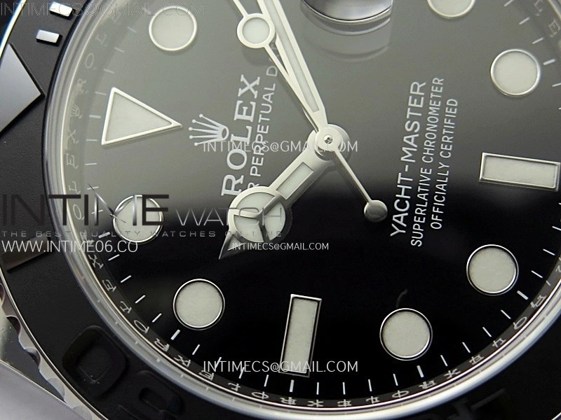 Yacht-Master 226559 Weight PG Tungsten Gold ARF 1:1 Best Edition Black Ceramic Bezel on Oysterflex Rubber Strap VS3235
