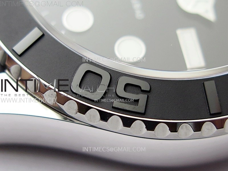 Yacht-Master 226559 Weight PG Tungsten Gold ARF 1:1 Best Edition Black Ceramic Bezel on Oysterflex Rubber Strap VS3235