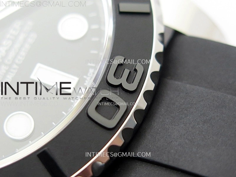 Yacht-Master 226559 Weight PG Tungsten Gold ARF 1:1 Best Edition Black Ceramic Bezel on Oysterflex Rubber Strap VS3235