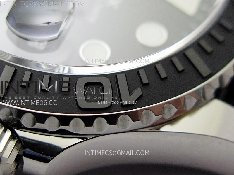 Yacht-Master 226559 Weight PG Tungsten Gold ARF 1:1 Best Edition Black Ceramic Bezel on Oysterflex Rubber Strap VS3235