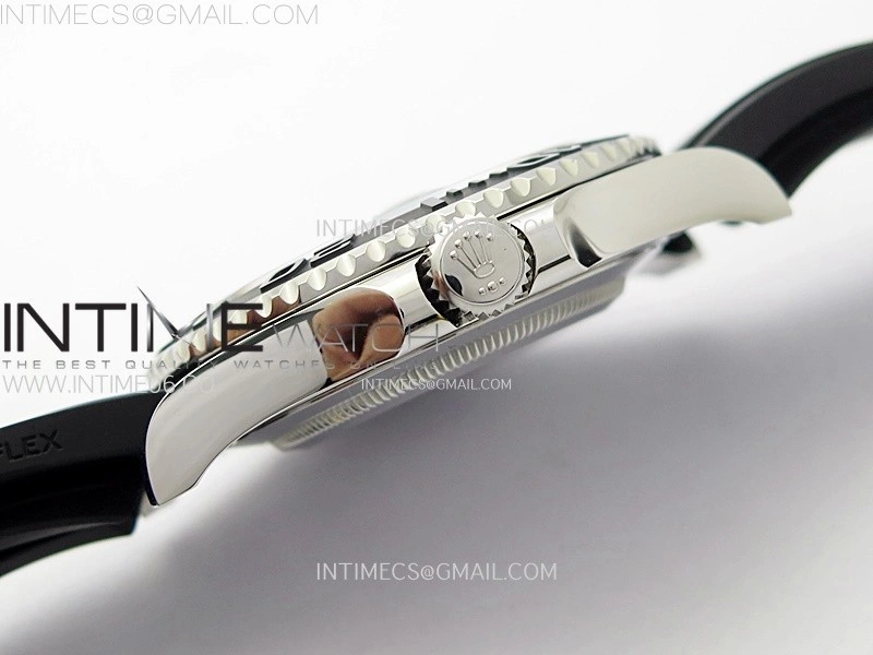 Yacht-Master 226559 Weight PG Tungsten Gold ARF 1:1 Best Edition Black Ceramic Bezel on Oysterflex Rubber Strap VS3235