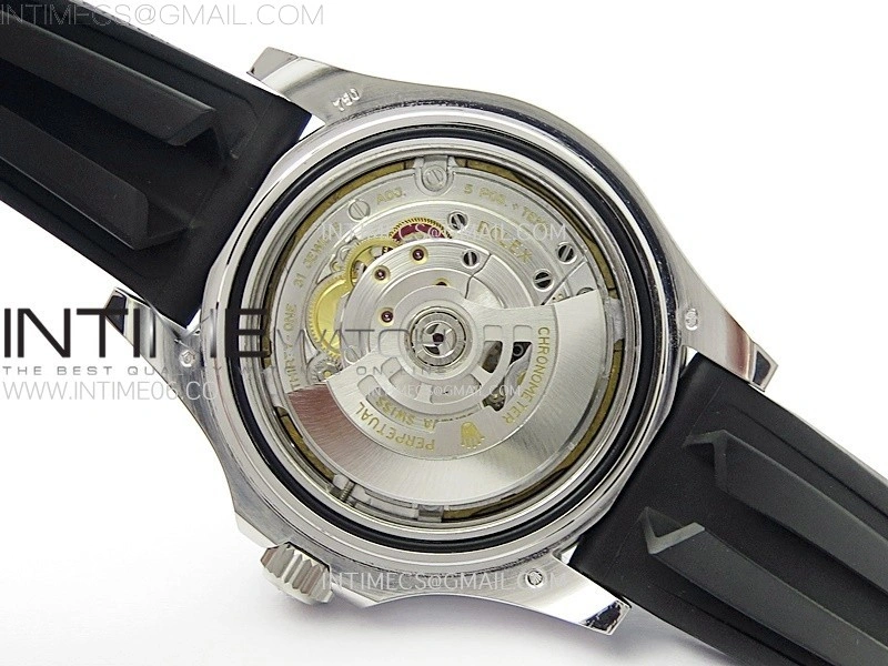 Yacht-Master 226559 Weight PG Tungsten Gold ARF 1:1 Best Edition Black Ceramic Bezel on Oysterflex Rubber Strap VS3235