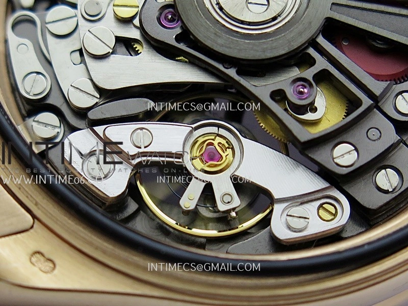 Daytona Arolla Challenge Blaken Rainbow Diamond Bezel RG Sonic Skeleton Dial On RG Bracelet Super Clone SA4130