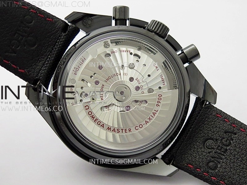 Speedmaster "Dark Side of The Moon" Real Ceramic N1F 1:1 Best Edition Vintage Black Dial on Black Nylon Strap A9300