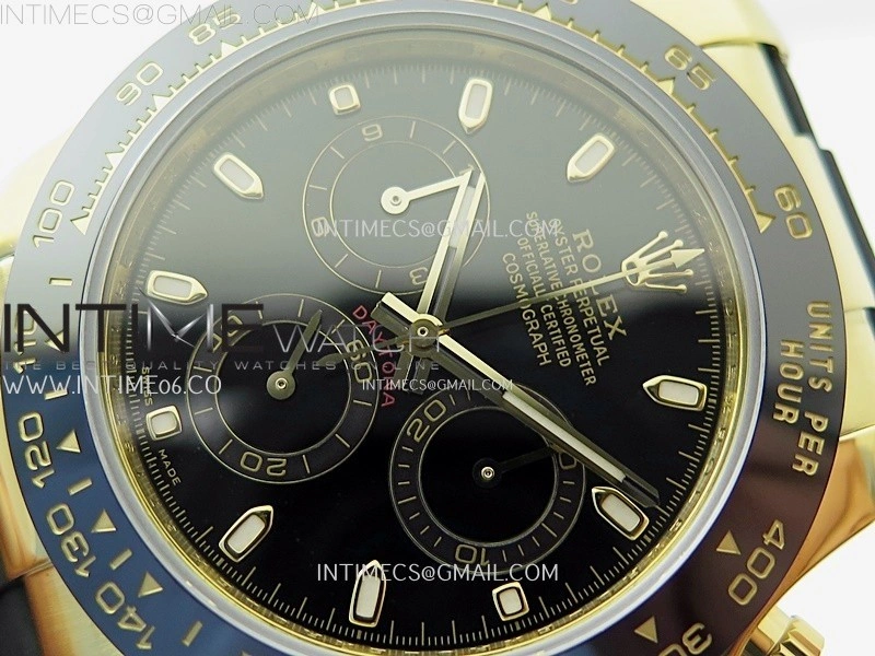 Daytona 116518 Gain Weight AF 1:1 Best Edition Black Dial Sticks Markers on Oysterflex Strap SH4130