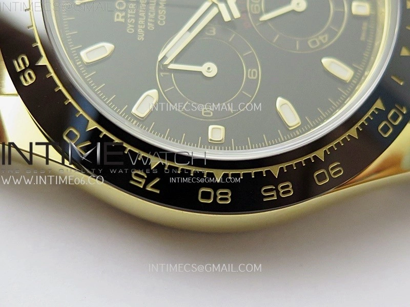 Daytona 116518 Gain Weight AF 1:1 Best Edition Black Dial Sticks Markers on Oysterflex Strap SH4130