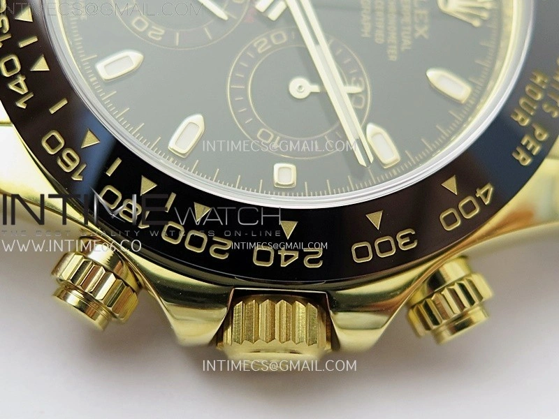 Daytona 116518 Gain Weight AF 1:1 Best Edition Black Dial Sticks Markers on Oysterflex Strap SH4130