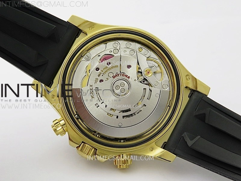 Daytona 116518 Gain Weight AF 1:1 Best Edition Black Dial Sticks Markers on Oysterflex Strap SH4130