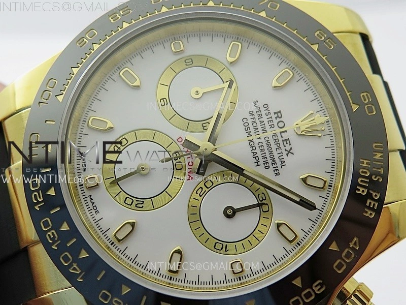 Daytona 116518 Gain Weight AF 1:1 Best Edition White Dial Sticks Markers on Oysterflex Strap SH4130