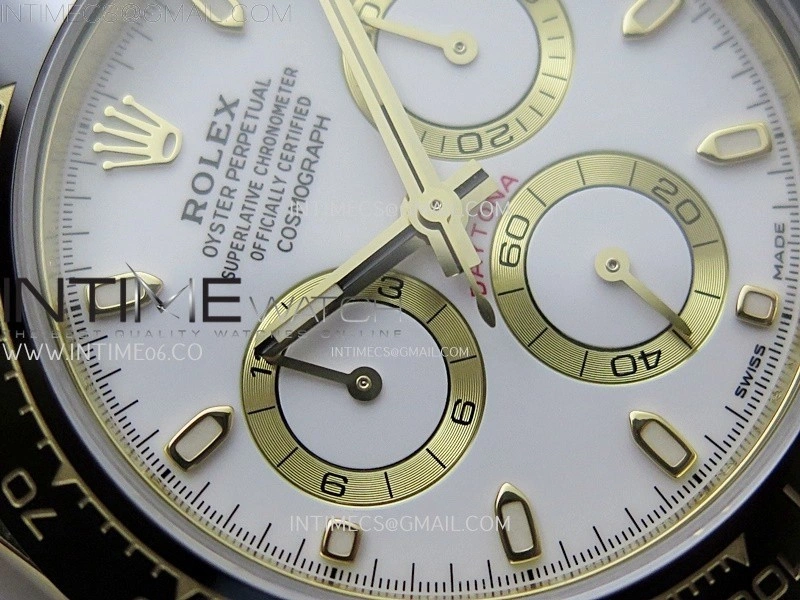 Daytona 116518 Gain Weight AF 1:1 Best Edition White Dial Sticks Markers on Oysterflex Strap SH4130