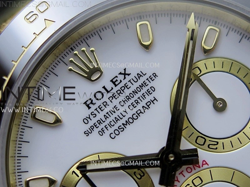 Daytona 116518 Gain Weight AF 1:1 Best Edition White Dial Sticks Markers on Oysterflex Strap SH4130