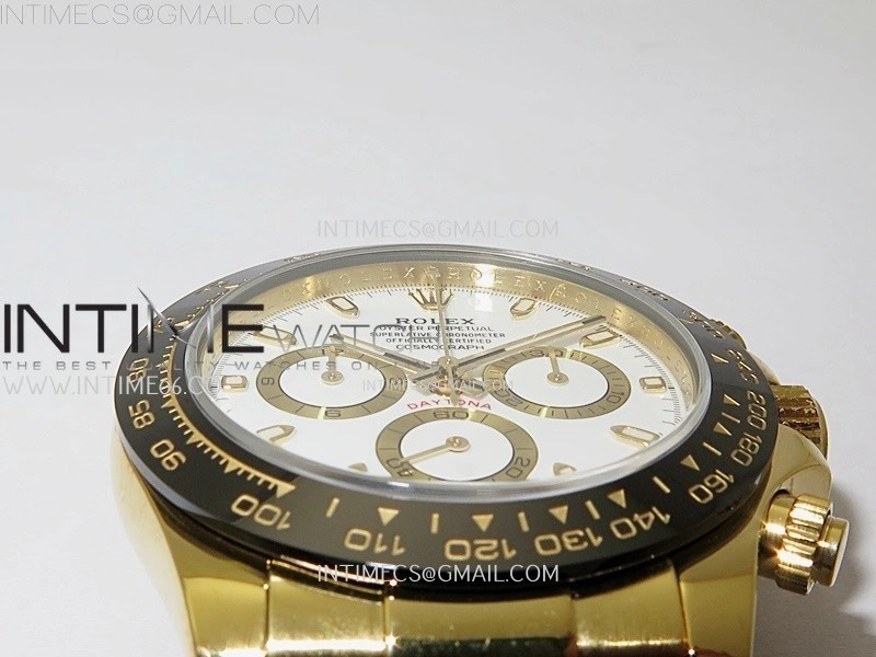 Daytona 116518 Gain Weight AF 1:1 Best Edition White Dial Sticks Markers on Oysterflex Strap SH4130